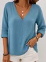 Casual Regular Fit Cotton T-Shirt