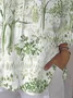 Tree Regular Fit Cotton Simple Shirt
