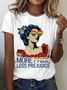 More Pride Less Prejudice Pride Month LGBTQ Cotton T-Shirt