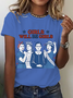 Girl Will Be Girls Patriotic Feminist 4th Of July Cotton T-Shirt