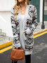 Ethnic Casual Hoodie Loose Cardigan