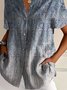 Ethnic Regular Fit Shirt Collar Shirt