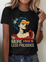 More Pride Less Prejudice Pride Month LGBTQ Cotton T-Shirt