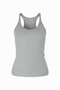 Women's Sleeveless Tank Top Summer White Plain Cotton Crew Neck Daily Going Out Simple Top