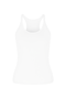 Women's Sleeveless Tank Top Summer White Plain Cotton Crew Neck Daily Going Out Simple Top