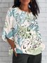 Women's Short Sleeve T-shirt Summer  Plain Printing V Neck Daily Going Out Casual Top