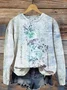 Gradient Pattern Vintage Sweatshirt
