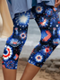 Women's American Flag 1776 Independence Day Printed Leggings
