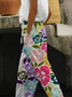 Women's  H-Line Baggy Pants Daily Going Out Pants As Picture Casual Printing Floral Spring/Fall Pants