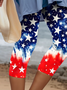 Women's American Flag 1776 Independence Day Printed Leggings