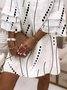 Regular Fit Vacation Dress With No
