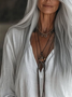 Casual V Neck Long Sleeve T-Shirt
