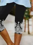 Women's Casual Tight Print Pants