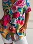 Women's Short Sleeve Shirt Summer As Picture Floral Printing Shirt Collar Daily Going Out Casual Top