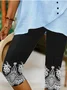 Women's Casual Tight Print Pants