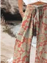 Loose Floral Casual Pants