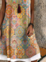 Crew Neck Casual Regular Fit Dress