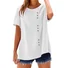 V Neck Casual Plain Shirt