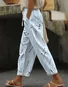 Casual Loose Abstract Polka Dots Pants