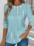 Print Casual Long Sleeve T-Shirt