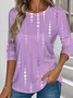 Print Casual Long Sleeve T-Shirt