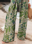 Floral Casual Loose Pants