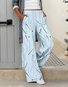 Women's Casual Loose Pocket Solid Color Trousers