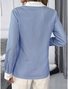 Shirt Collar Casual Striped Shirt