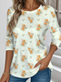 Print Casual Long Sleeve T-Shirt