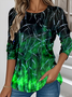 Print Casual Long Sleeve T-Shirt