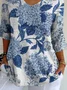 Cotton Crew Neck Casual T-Shirt
