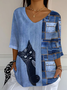 Cat Regular Fit Vintage T-Shirt