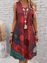 Casual Cotton Regular Fit Ethnic Dress With No