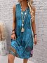 Casual Cotton Regular Fit Ethnic Dress With No