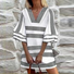 Geometric Casual Dress With No