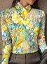 Women's Long-Sleeved High-Neck Slim-Fitting Top