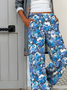 Floral Loose Vintage Pants