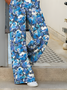 Floral Loose Vintage Pants