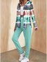 Women's Casual Long-Sleeved Jacket And Trousers Suit