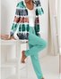 Women's Casual Long-Sleeved Jacket And Trousers Suit
