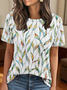 Regular Fit Casual Crew Neck Cotton T-Shirt