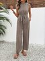 Women's H-Line Tank Crew Neck Daily Going Out Casual Printing Geometric Summer Long Jumpsuit Romper