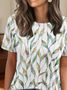 Regular Fit Casual Crew Neck Cotton T-Shirt