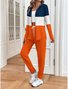 Women's Casual Long-Sleeved Jacket And Trousers Suit