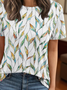 Regular Fit Casual Crew Neck Cotton T-Shirt