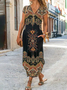 Nationality/Ethnic Loose Vintage Cotton Dress