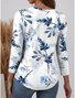 Casual Long Sleeve Round Neck T-Shirt