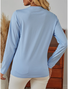 Casual Long Sleeve Round Neck T-Shirt