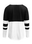 Cotton-Blend Vintage Multicolor Block T-Shirt