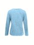 V Neck Cotton-Blend Loose Vintage T-Shirt
